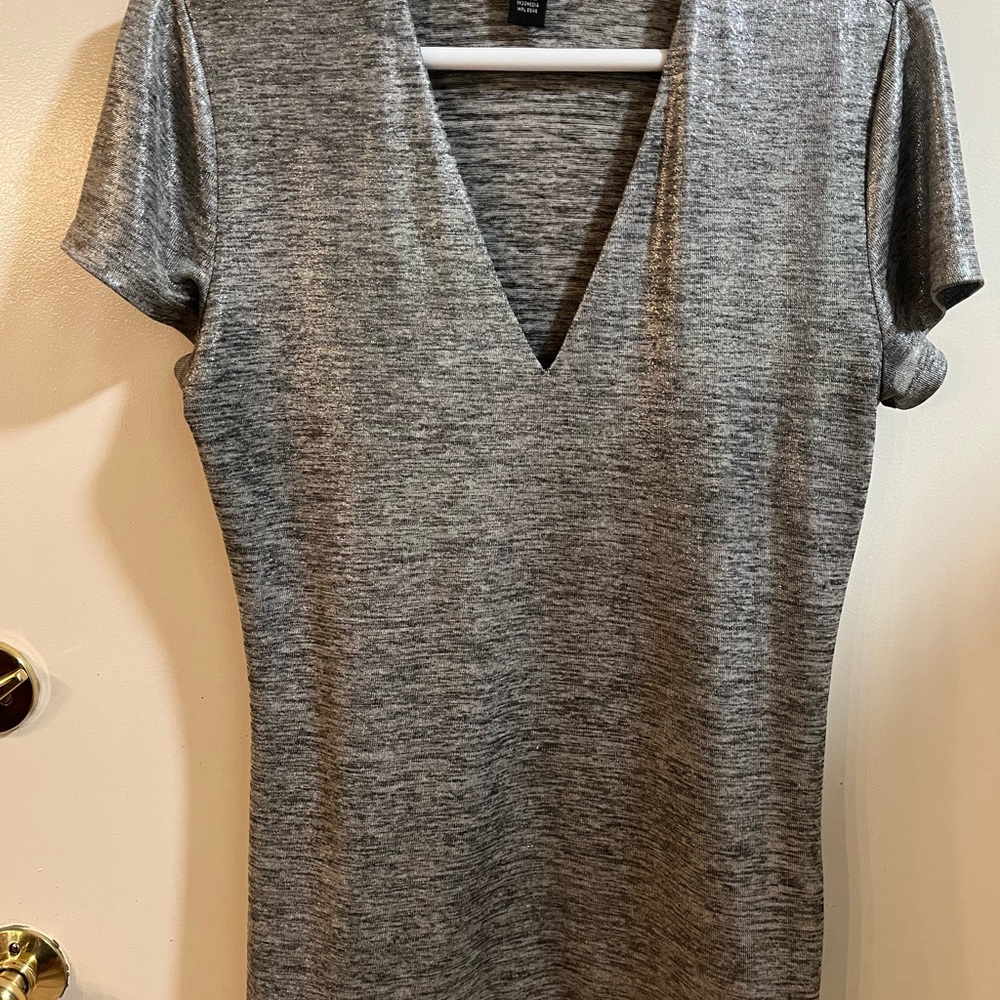 Ladies Large silver I.N.C. Top.